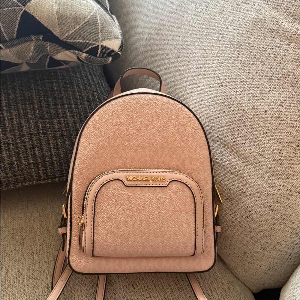 Michael Kors Blush Pink Backpack